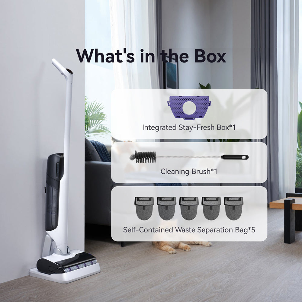 【Pre-order: Ships in 30 days】Narwal S30 cordless Wet and Dry Vacuum Cleaner handheld electric mop Effortless Maneuver | Tangle-Free | Auto Solution Dispensing | 20000Pa strong suction | 180° Flat | 55min Run Time | Self Cleaning&dry