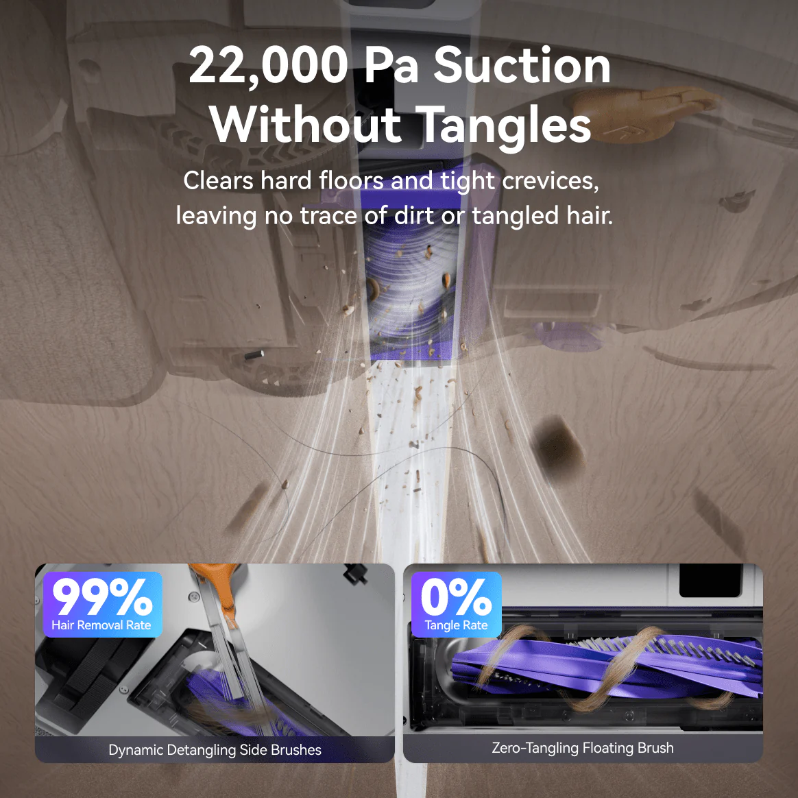 Narwal Flow Robot Vacuum Cleaner | FlowWash Mopping System | Real-time self-cleaning | 22000Pa Suction Power | Dual Tangle-Free System | EdgeReach Mop Extension | Auto Mop Cleaning&Drying