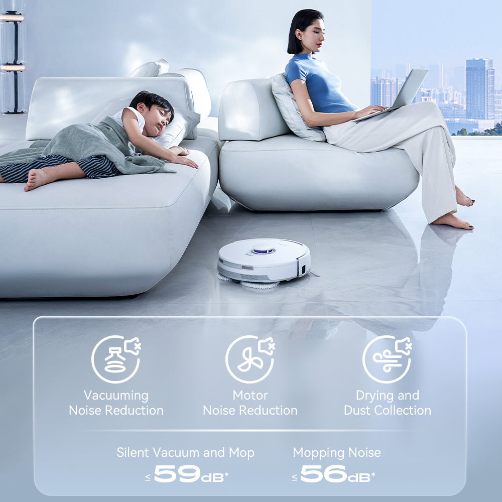 【New】【Order now just $1399!】Narwal Freo Z10 Floor robot vacuum cleaner mop | Dual Tangle-free System | 15000PA | MopExtend and EdgeSwing