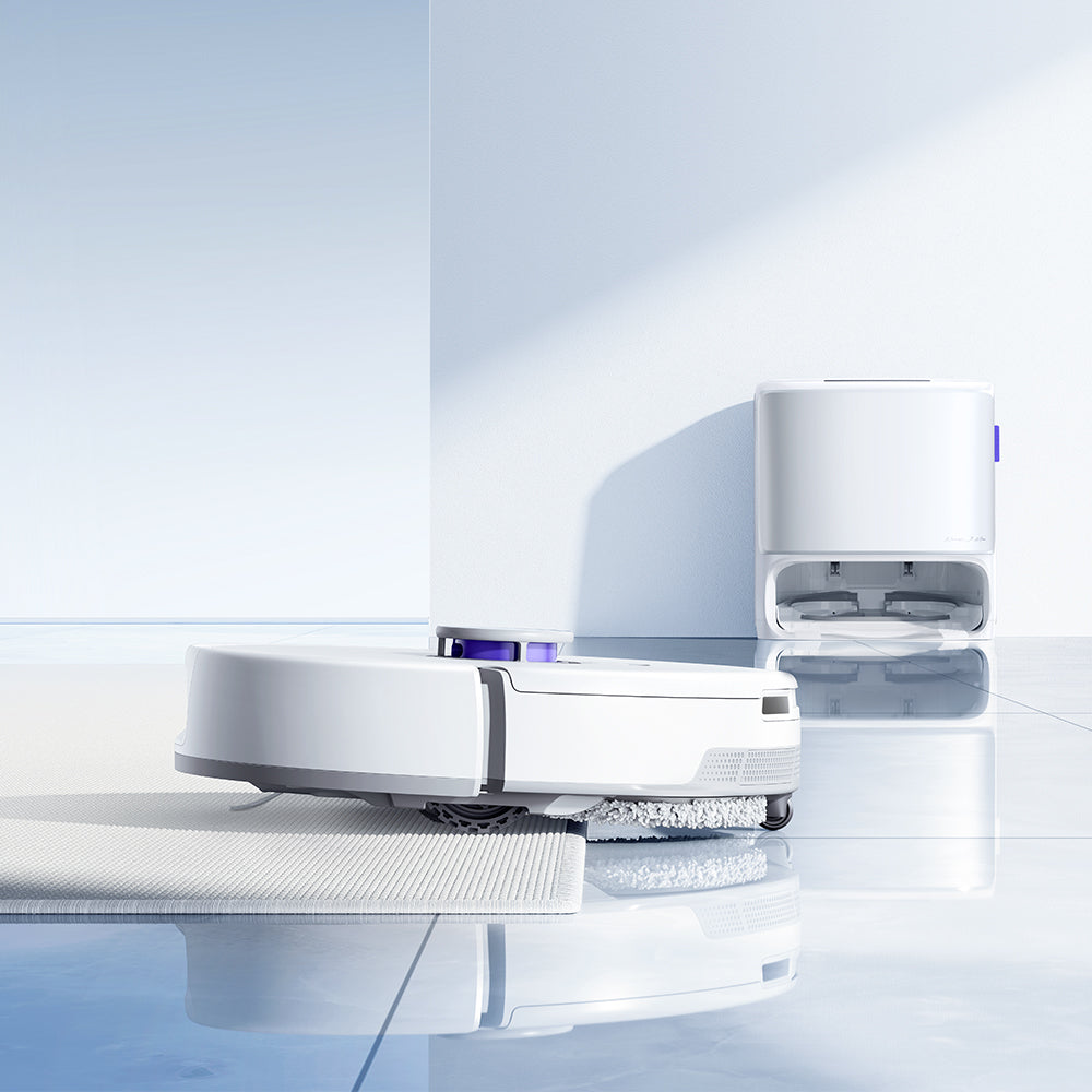 【New】Narwal Freo X10Pro Robot Vacuum Cleaner 11000Pa Suction Power | Dual Tangle-Free System | EdgeReach Mop Extension | Auto Mop Cleaning&Drying