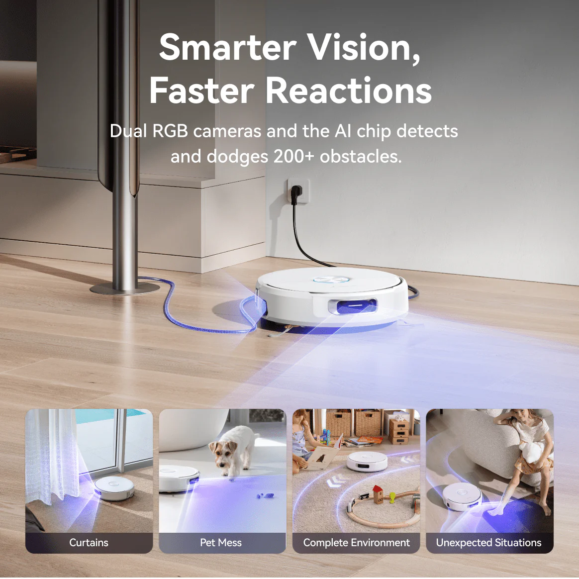 【NEW】Narwal Freo Flow Robot Vacuum Cleaner | FlowWash Mopping System | Real-time self-cleaning | 22000Pa Suction Power | Dual Tangle-Free System | EdgeReach Mop Extension | Auto Mop Cleaning&Drying