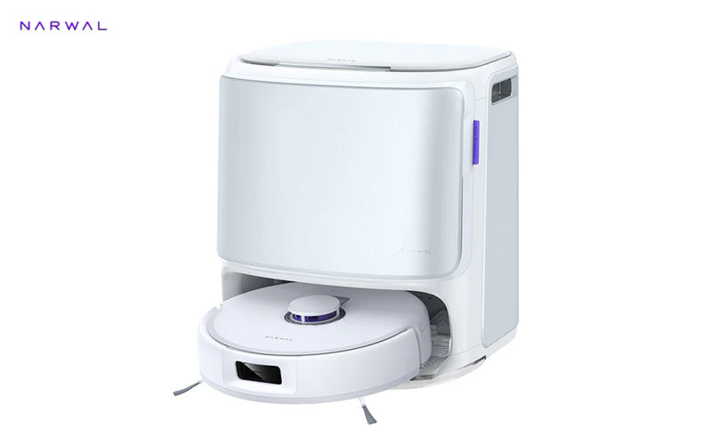 Narwal Freo robot vacuum and self-cleaning station