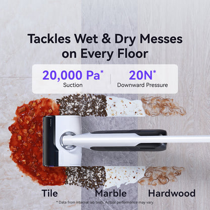 【Pre-order: Ships in 30 days】Narwal S30 cordless Wet and Dry Vacuum Cleaner handheld electric mop Effortless Maneuver | Tangle-Free | Auto Solution Dispensing | 20000Pa strong suction | 180° Flat | 55min Run Time | Self Cleaning&dry