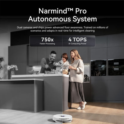 Narwal Freo Z10 Ultra AI Robot Vacuum | Dual-Camera & Dual-Chip | EdgeReach™ Triangul