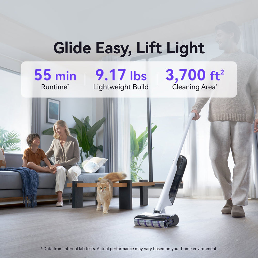 【Pre-order: Ships in 30 days】Narwal S30 cordless Wet and Dry Vacuum Cleaner handheld electric mop Effortless Maneuver | Tangle-Free | Auto Solution Dispensing | 20000Pa strong suction | 180° Flat | 55min Run Time | Self Cleaning&dry