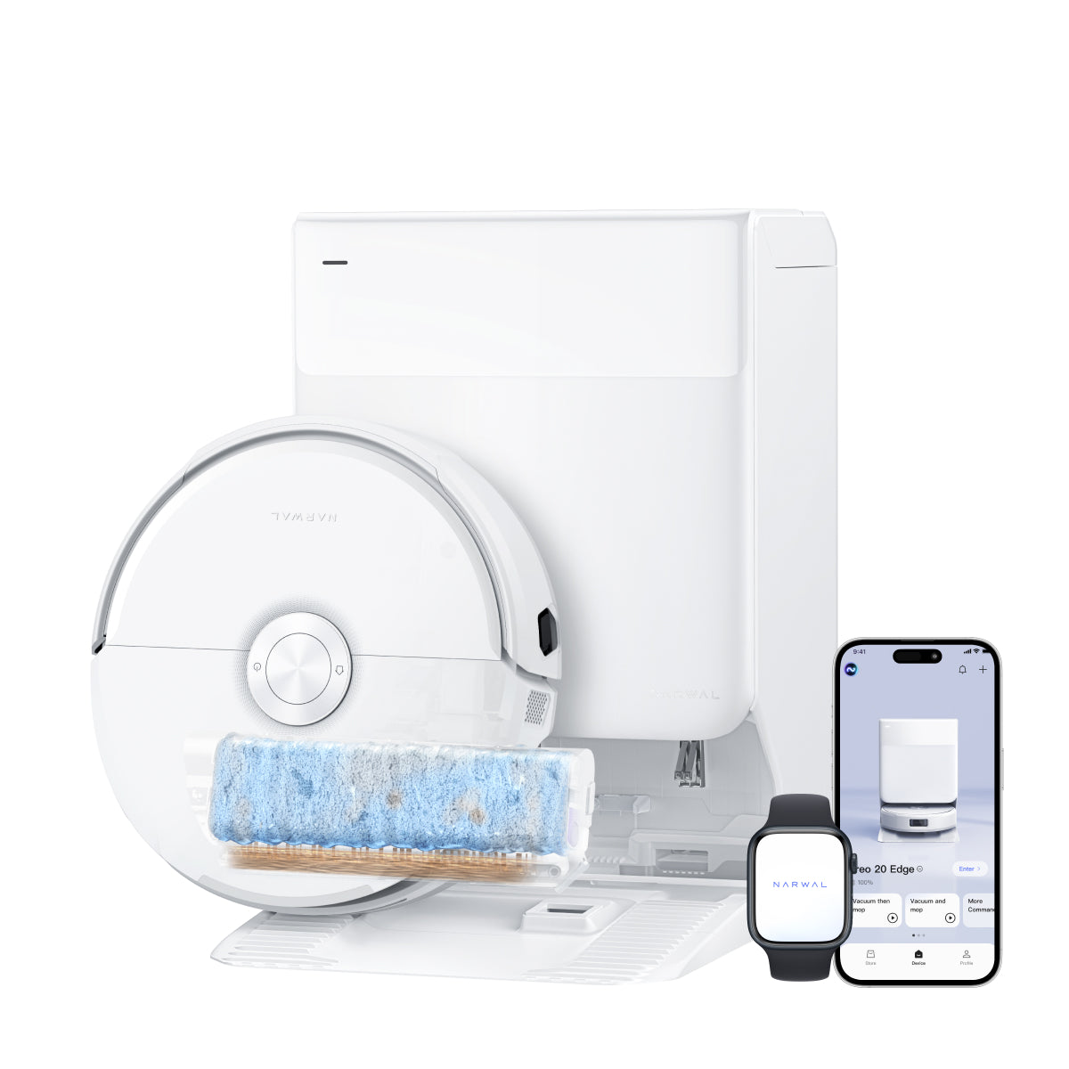 【New】Narwal Freo 20 Egde Track Robot Vacuum | Real-Time Self-Cleaning Mop | 31,000 Pa | DualFlow Tangle-Free