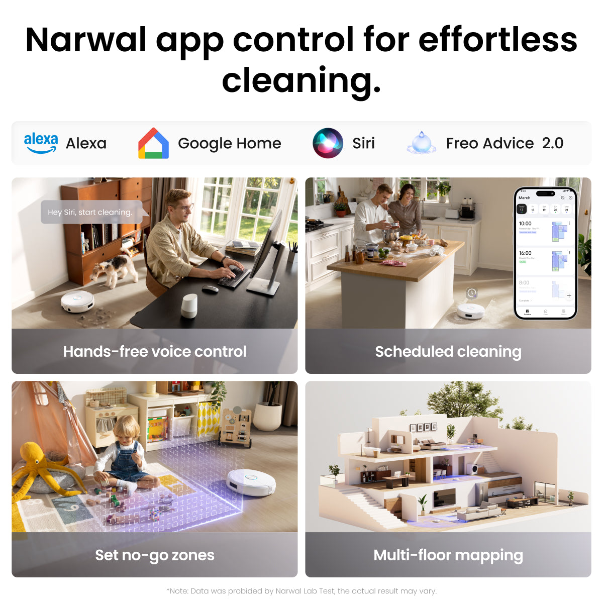 【New】Narwal Freo 20 Egde Track Robot Vacuum | Real-Time Self-Cleaning Mop | 31,000 Pa | DualFlow Tangle-Free