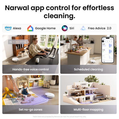 【New】Narwal Freo 20 Egde Track Robot Vacuum | Real-Time Self-Cleaning Mop | 31,000 Pa | DualFlow Tangle-Free