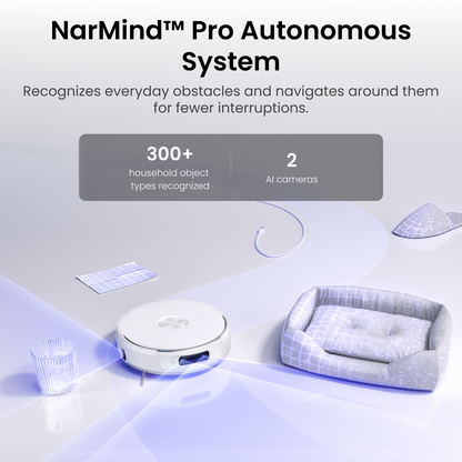 【New Arrival Pre-order】 Narwal Freo 20 Robot Vacuum Cleaner | FlowWash Mopping System |  Real-time self-cleaning | 31000Pa Suction Power | Dual Tangle-Free System | EdgeReach Mop Extension | Auto Mop Cleaning&Drying