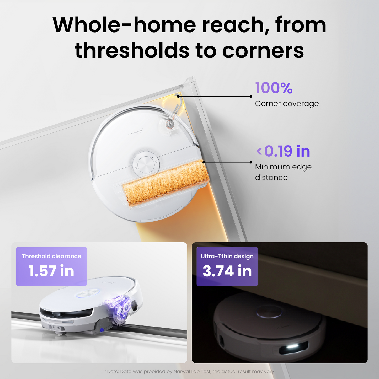 【New Arrival Pre-order】 Narwal Freo 20 Robot Vacuum Cleaner | FlowWash Mopping System |  Real-time self-cleaning | 31000Pa Suction Power | Dual Tangle-Free System | EdgeReach Mop Extension | Auto Mop Cleaning&Drying