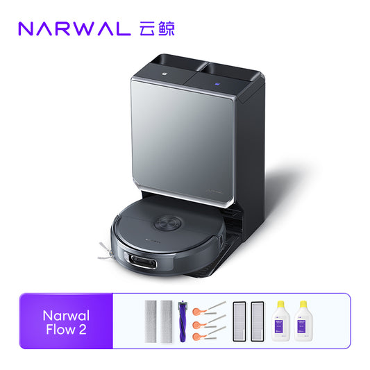 【Pre-order】Narwal Flow 2 Robot Vacuum & Mop | VLM OmniVision Model | TwinAI Dodge Obstacle Avoidance | AI Battery