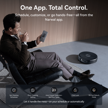 【Pre-order】Narwal Flow 2 Robot Vacuum & Mop | VLM OmniVision Model | TwinAI Dodge Obstacle Avoidance | AI Battery